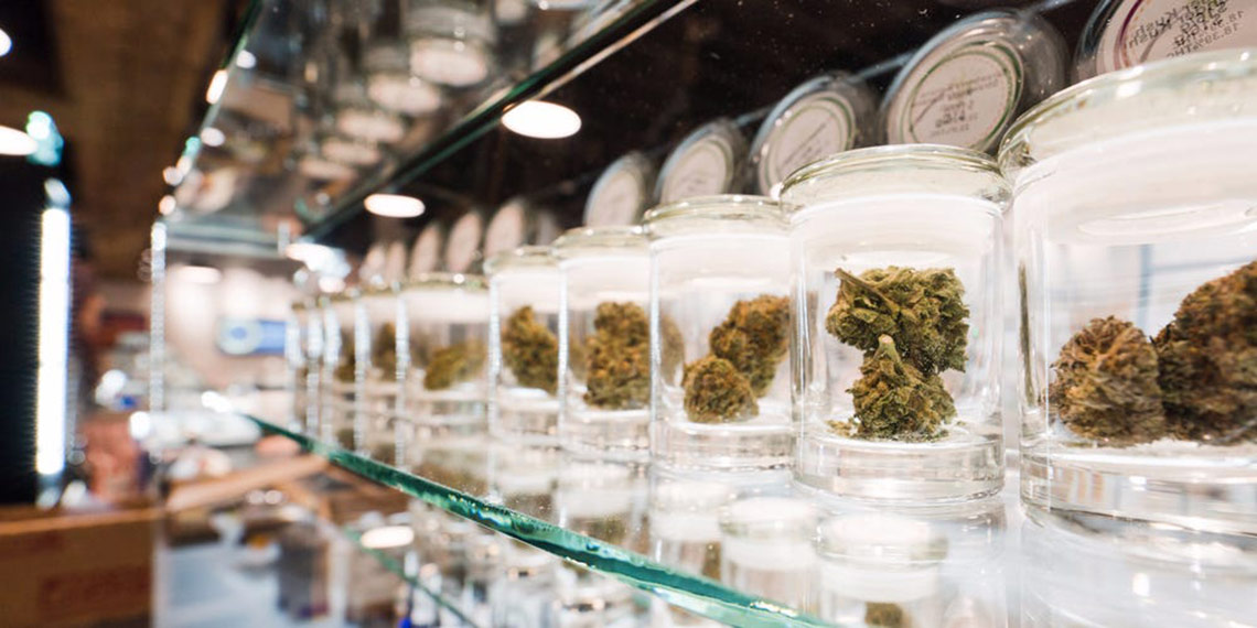 Cedar Springs Cannabis Marijuana Dispensary flower jars